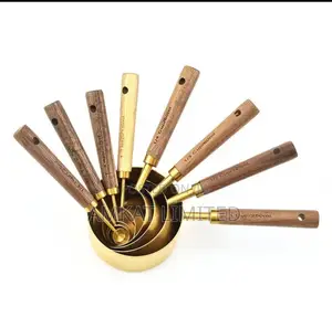 Gold Measuring Cups Set