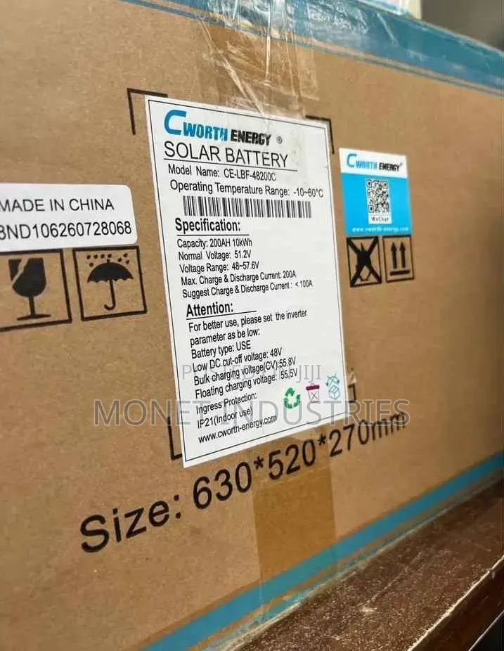 10kwh 48v Cworth Lithium Battery
