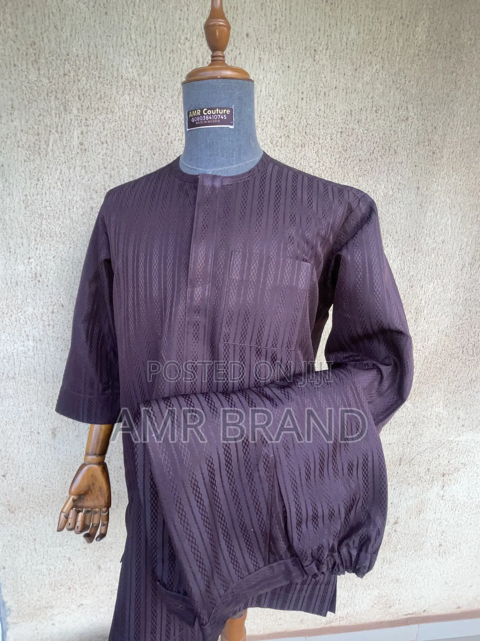 Men Quality Chocolate Kaftan