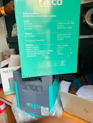 2kwh 1200w Meco Solar Power System (Solar Generator)