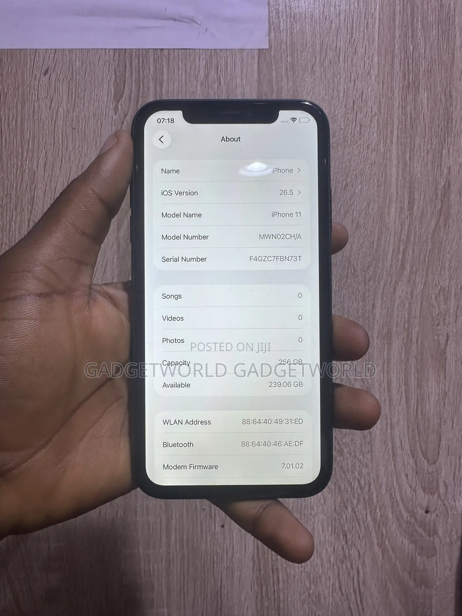 New Apple iPhone 11 256 GB Black