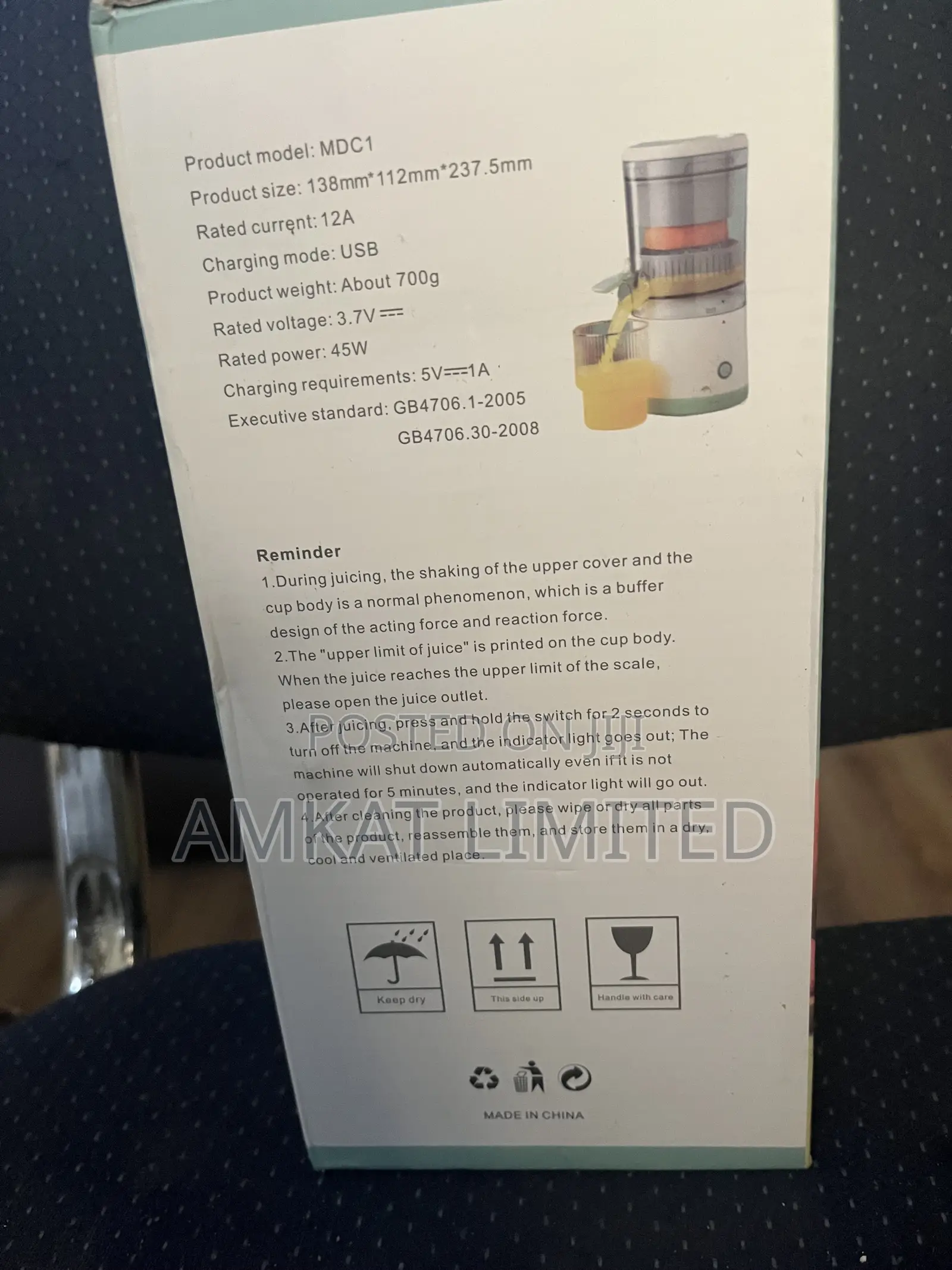 Portable Citrus Juicer