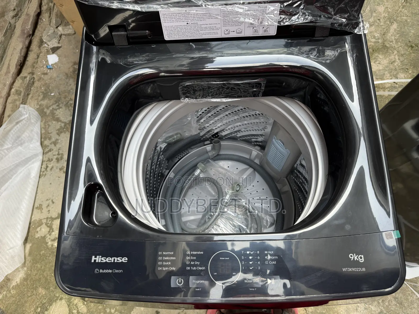 Hisense Top Load 9KG Automatic Washing Machine 9022U