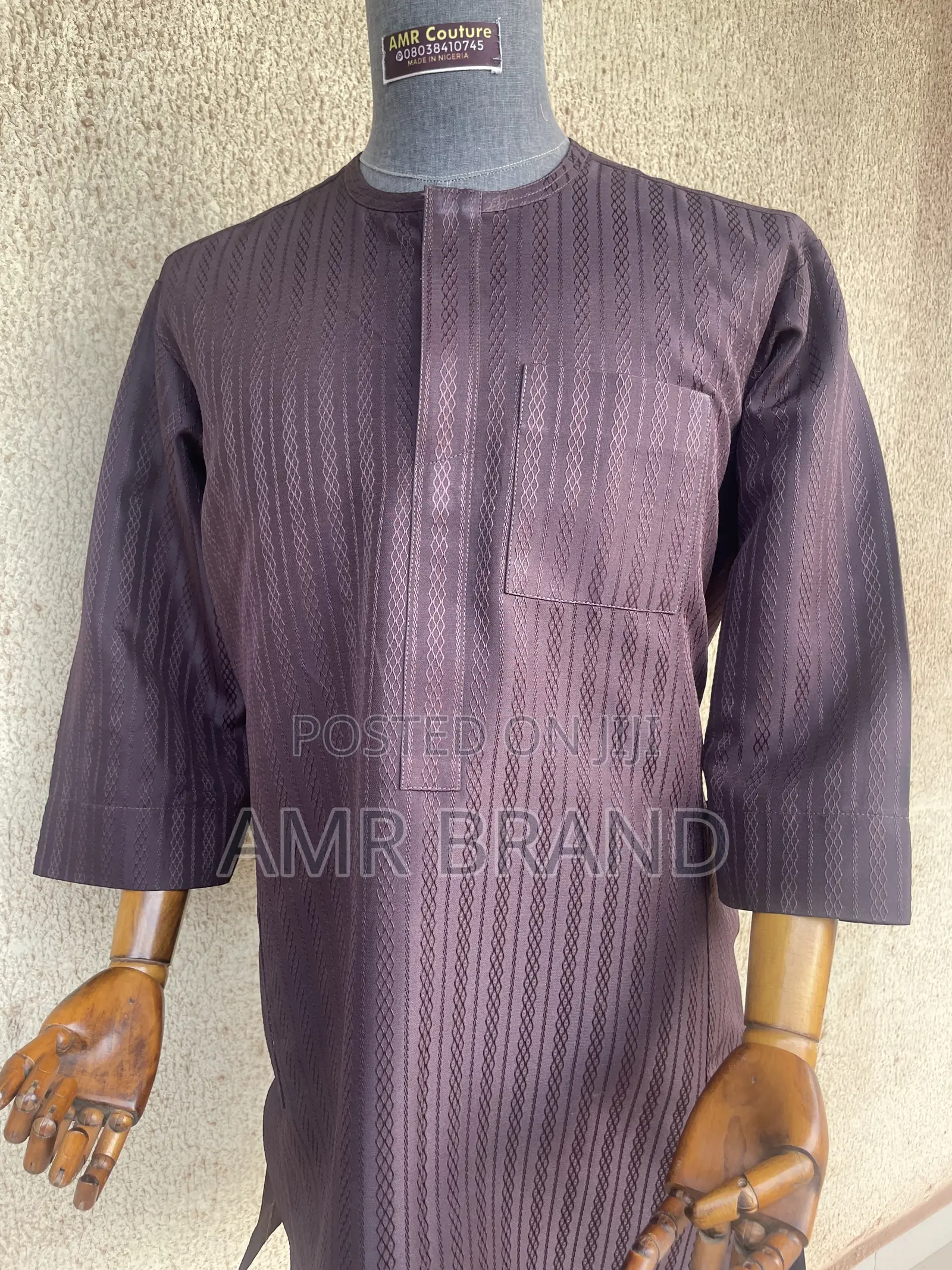 Men Quality Chocolate Kaftan