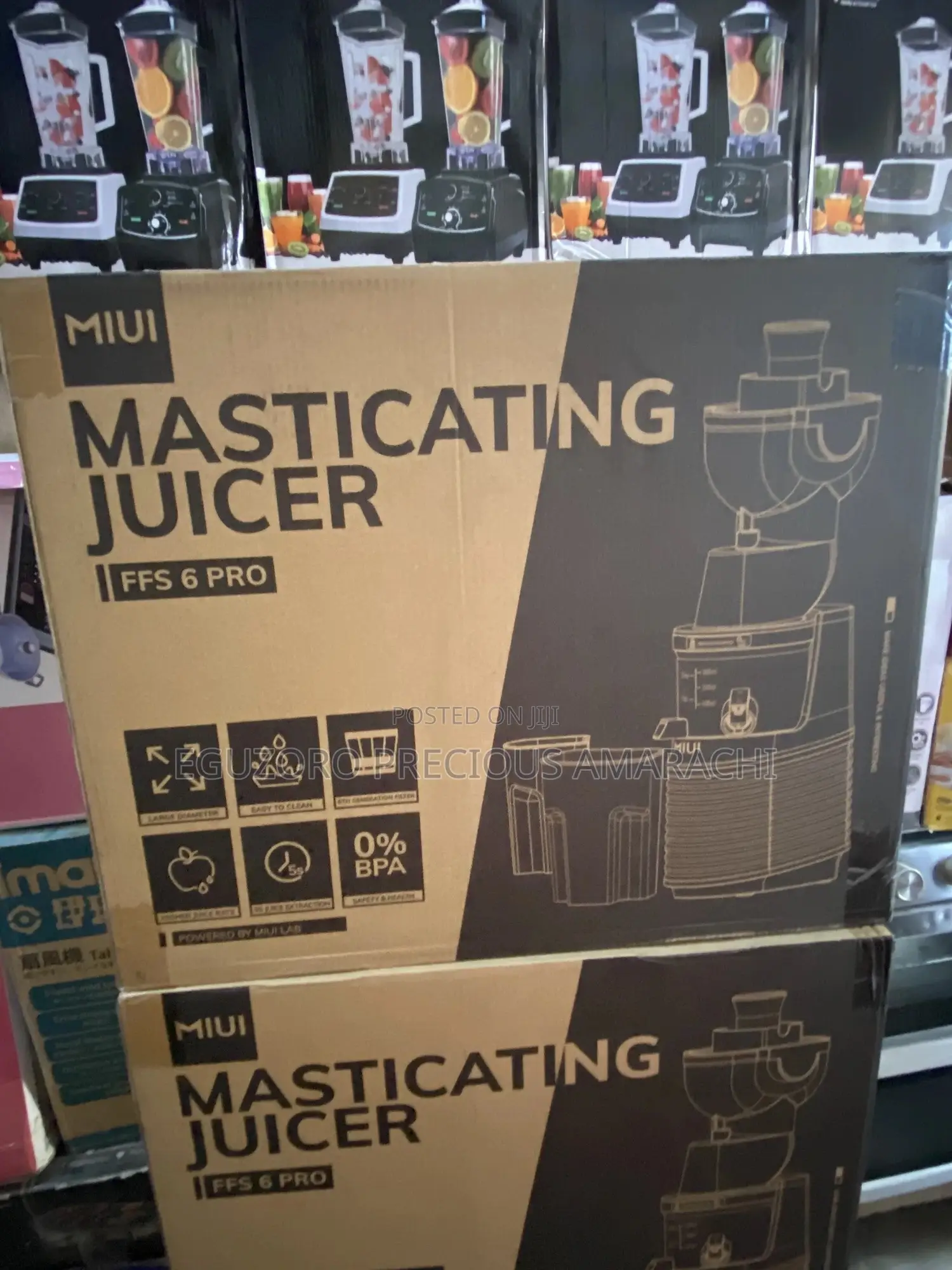 Miui Slow Masticating Juicer Extractor