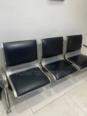 Heavy Duty 3-in-1 Office Waiting Chair - Padded Reception Seating