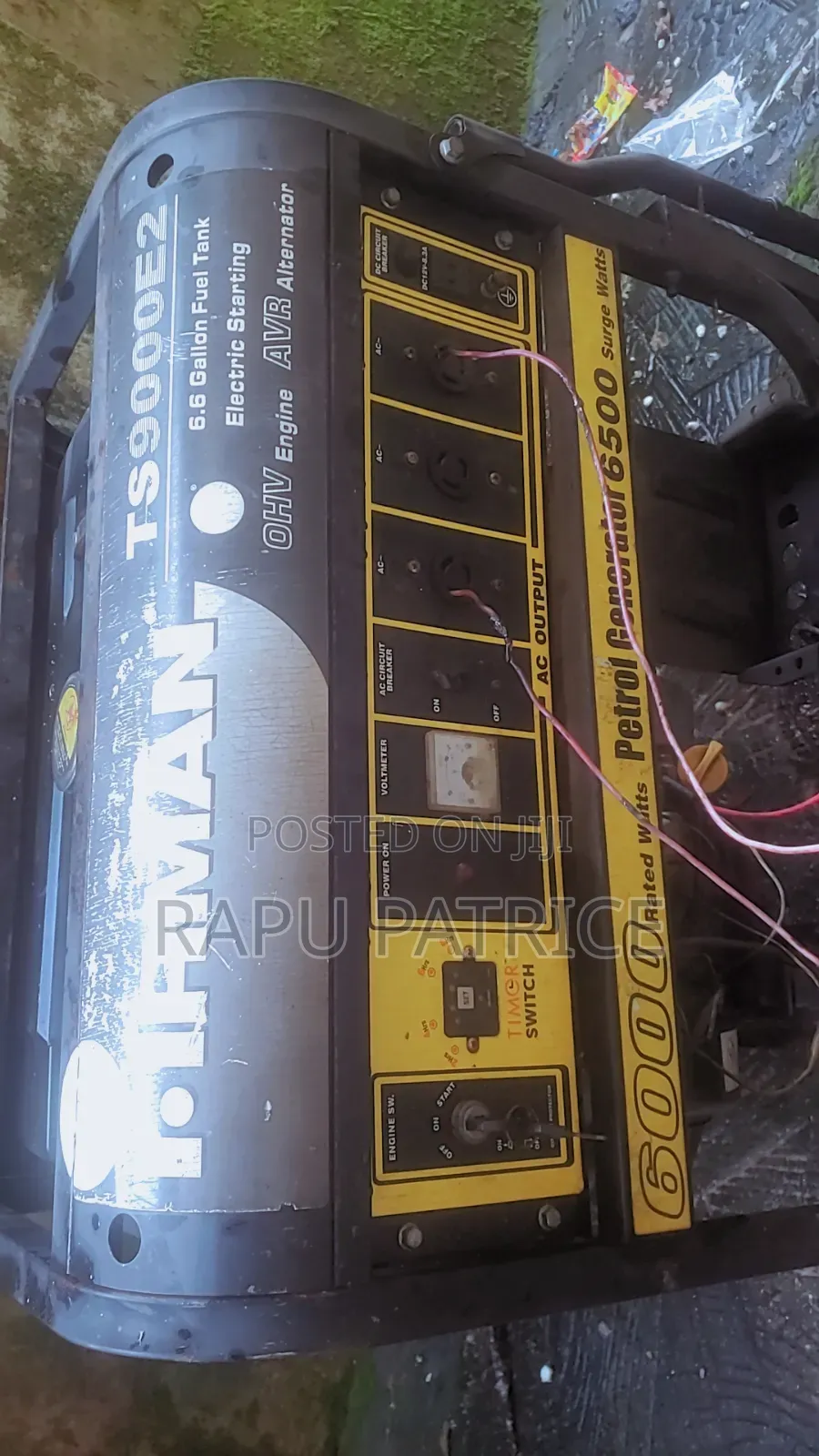 6000 Watts Fireman Ts9000e2 Generator