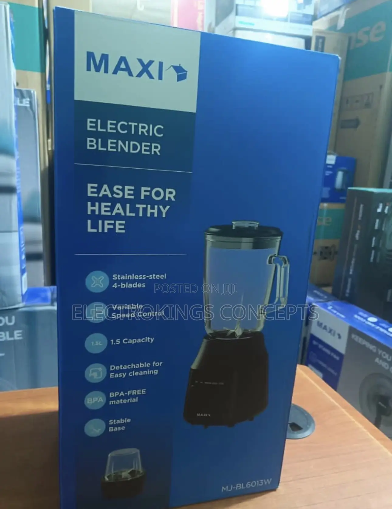 Maxi 1.5L Capacity Electric Blender
