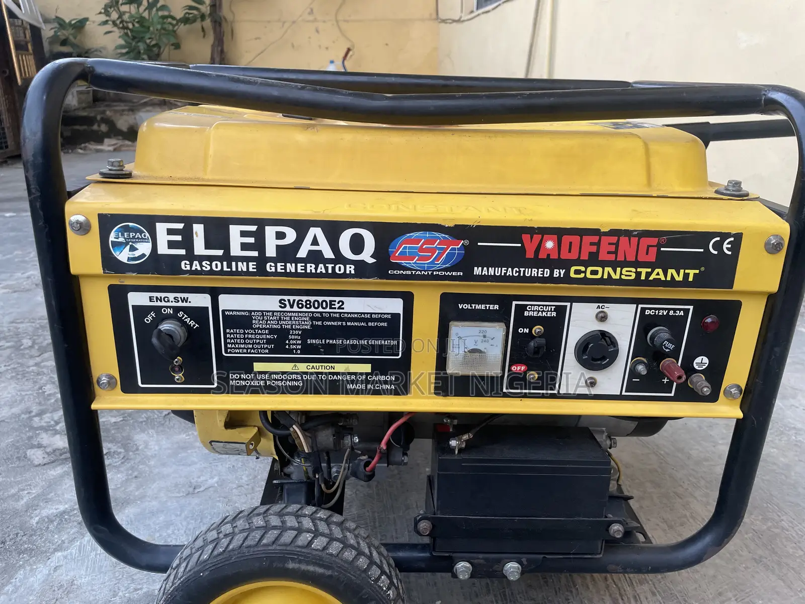 Elepaq 4.5kva Gen