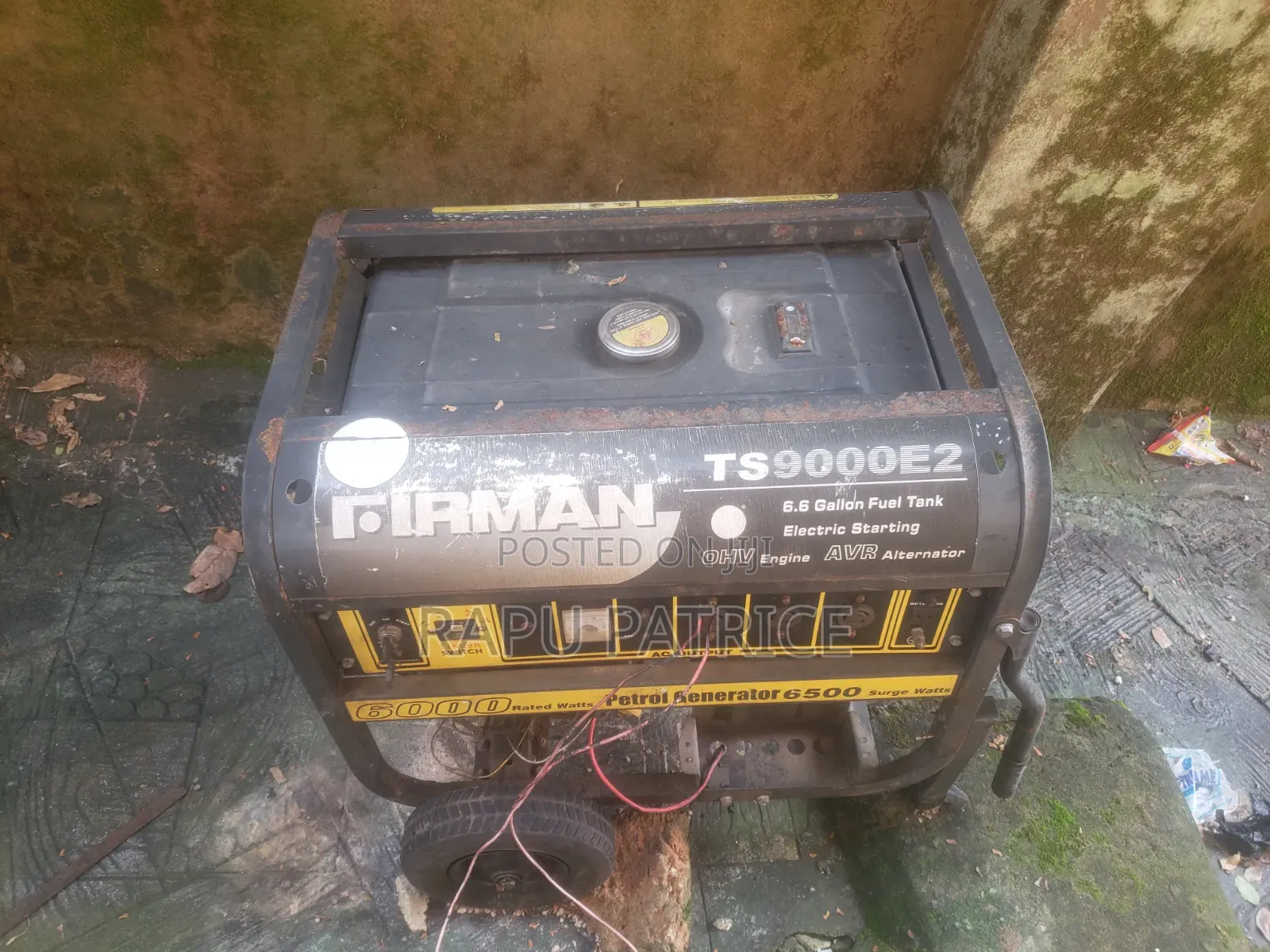6000 Watts Fireman Ts9000e2 Generator