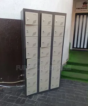 Imported 24-Door Metal Staff Locker & Storage Cabinet