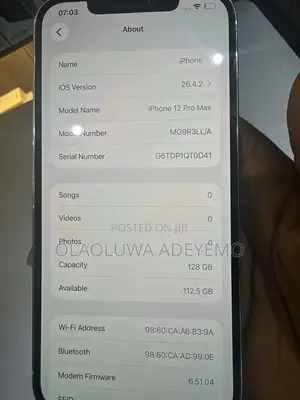 Apple iPhone 12 Pro Max 128 GB Silver
