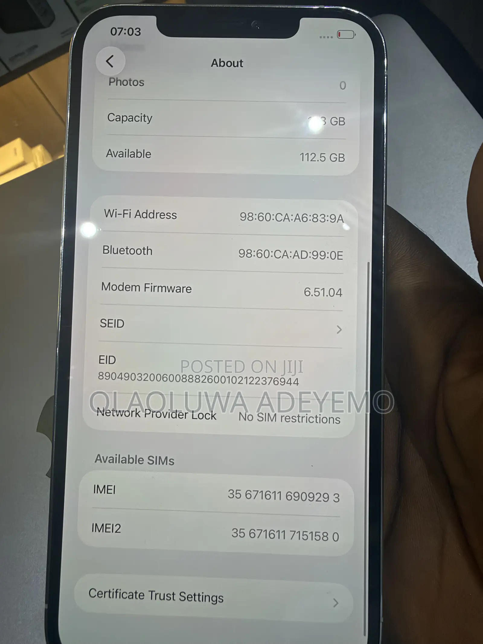 Apple iPhone 12 Pro Max 128 GB Silver