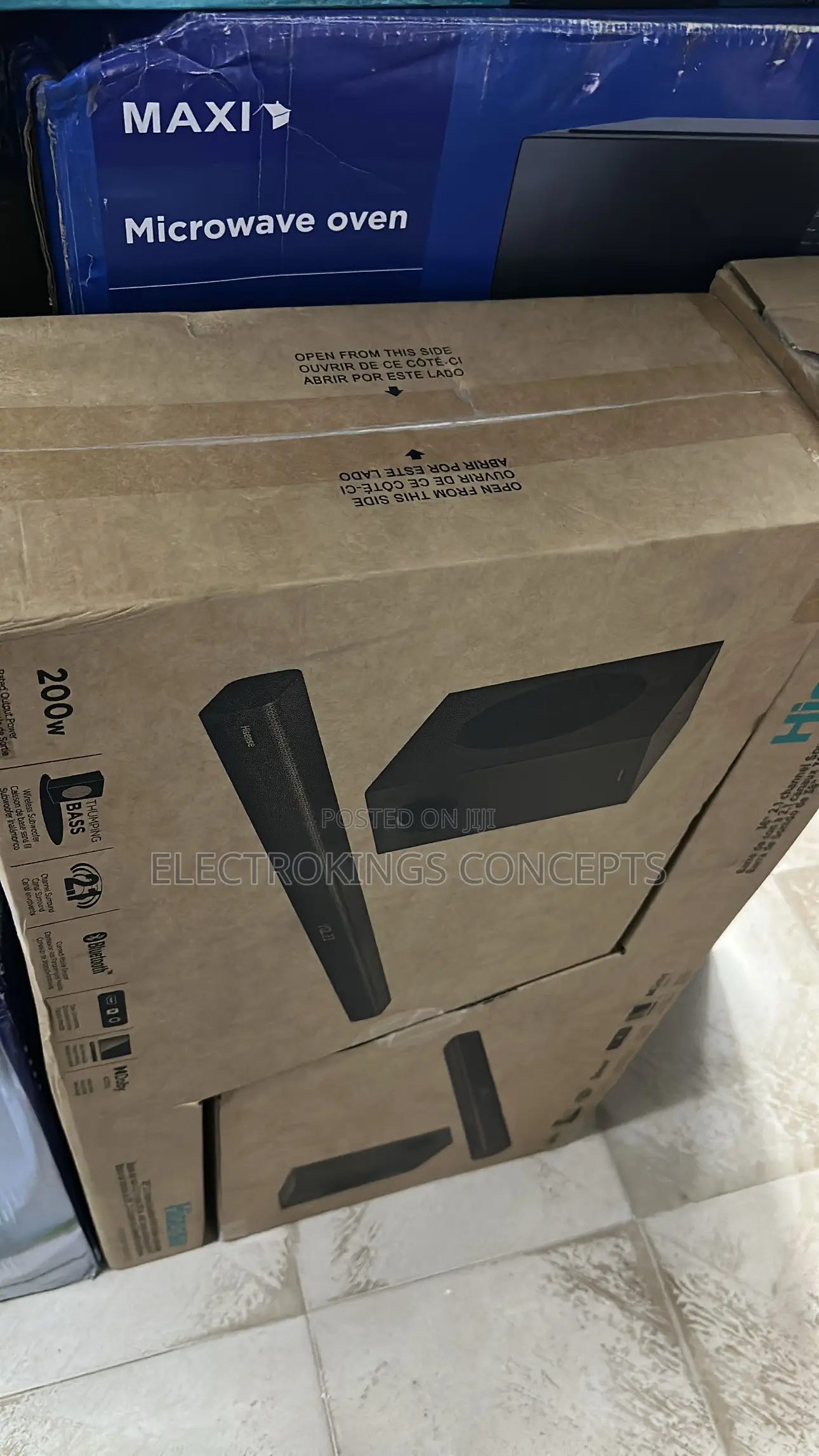 Hisense 200W Bluetooth Sound Bar System | AUD 218