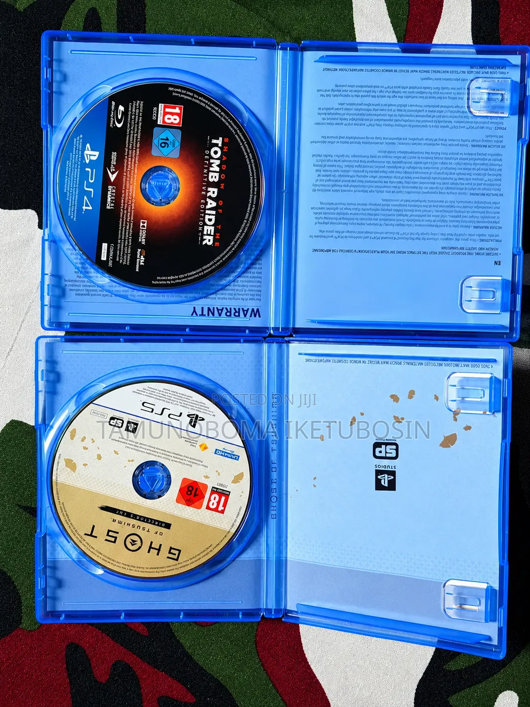 Two[2] Ps5 Games. Available as Seen