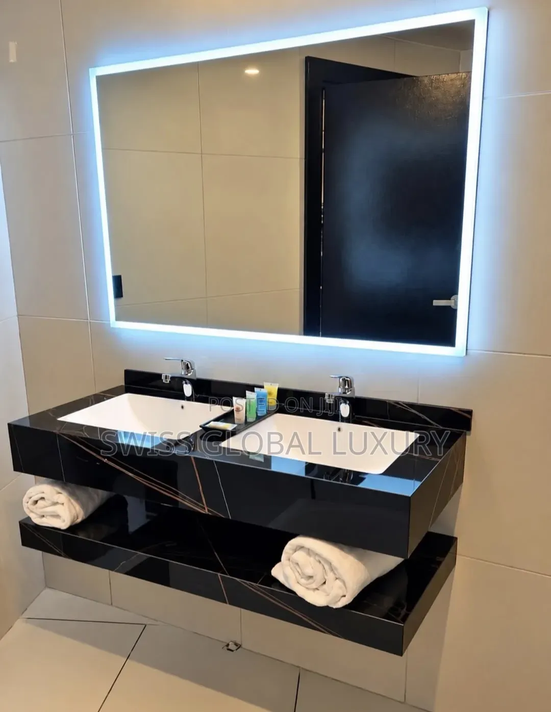 120x60 Ceramic Slab Vanity Set
