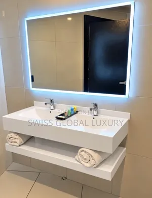 120x60 Ceramic Slab Vanity Set
