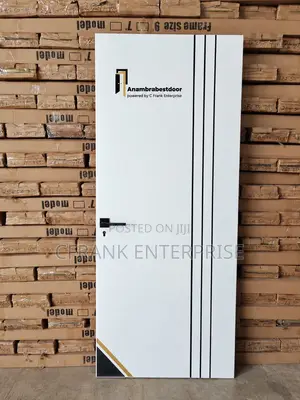 White Luxury HDF Interior Door in Anambra State | Anambra Best Door