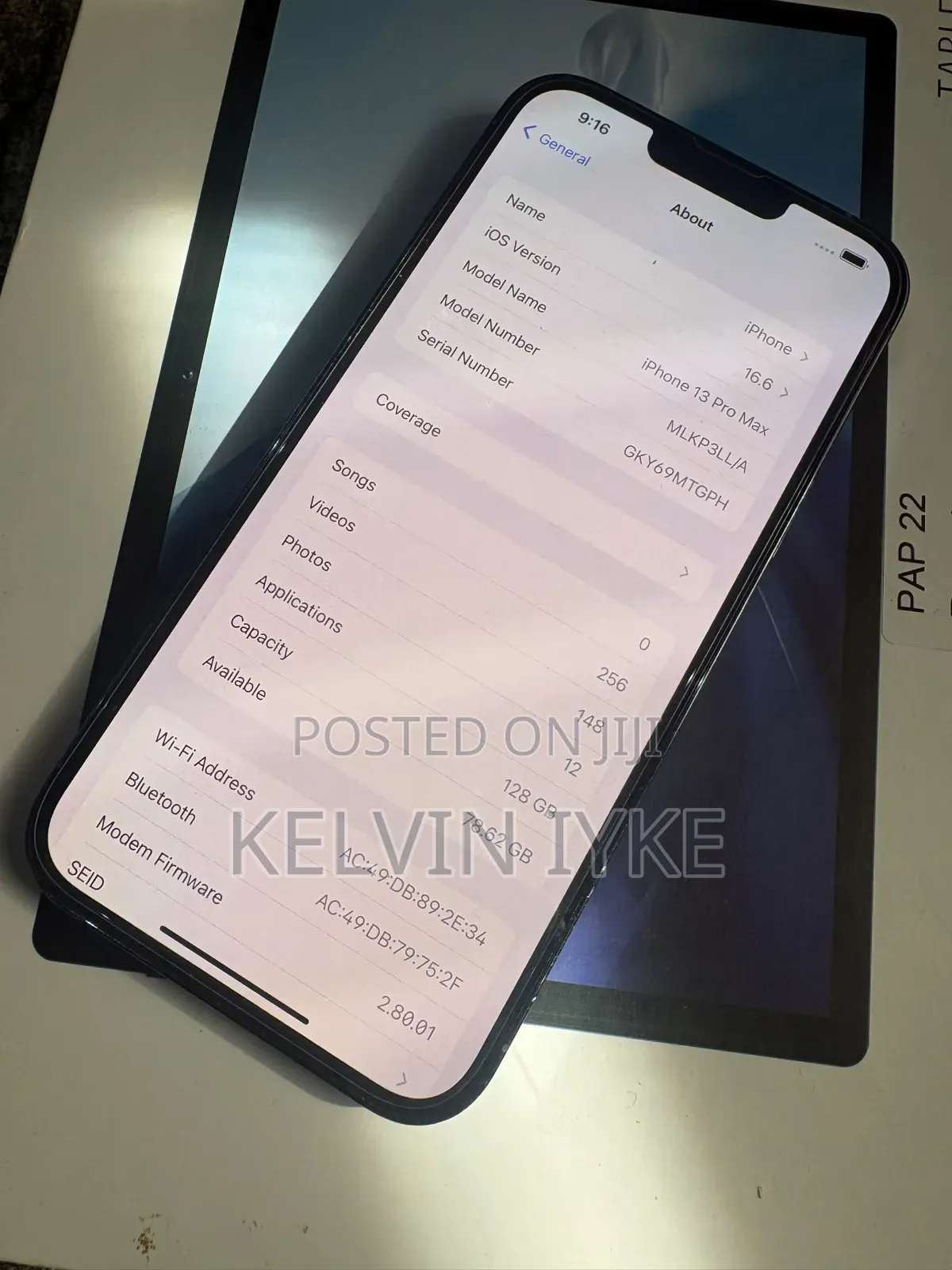 New Apple iPhone 13 Pro Max 128 GB Graphite