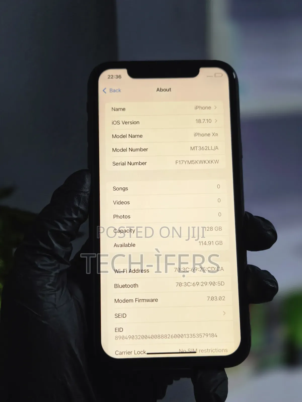 Apple iPhone XR 128 GB Black