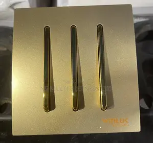 Slim Button Gold Sockets and Switches