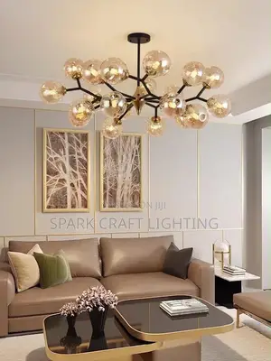Luxury Amber Glow Luxury Chandelier