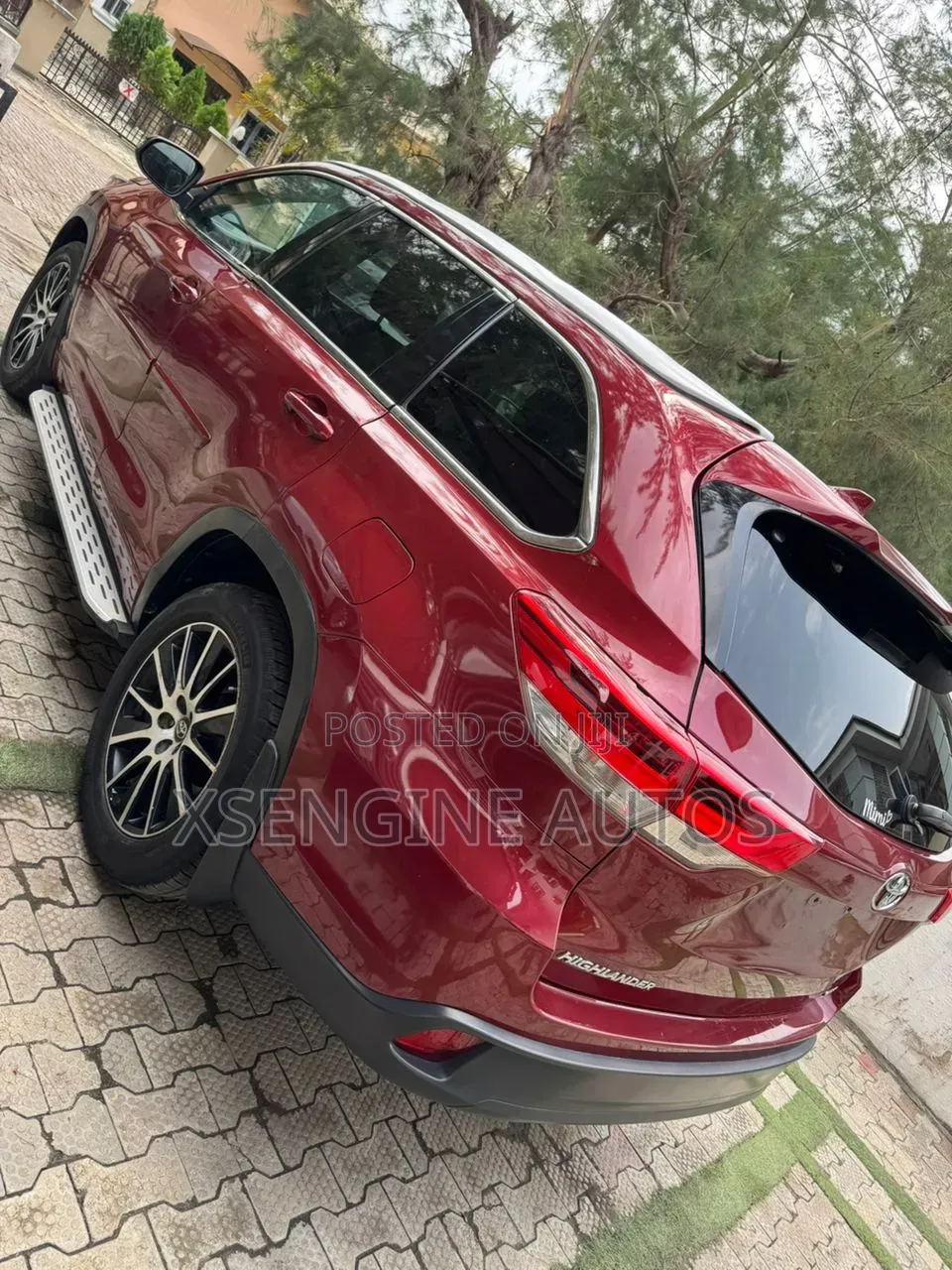 Toyota Highlander 2018 Burgundy
