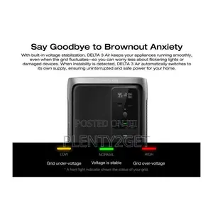 ECOFLOW DELTA 3 2000 Air Portable Power Station With 220W Solar Panel
