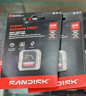 Sandisk 256gb Extreme Pro UHS-I 250mbps SDXC Memory Card