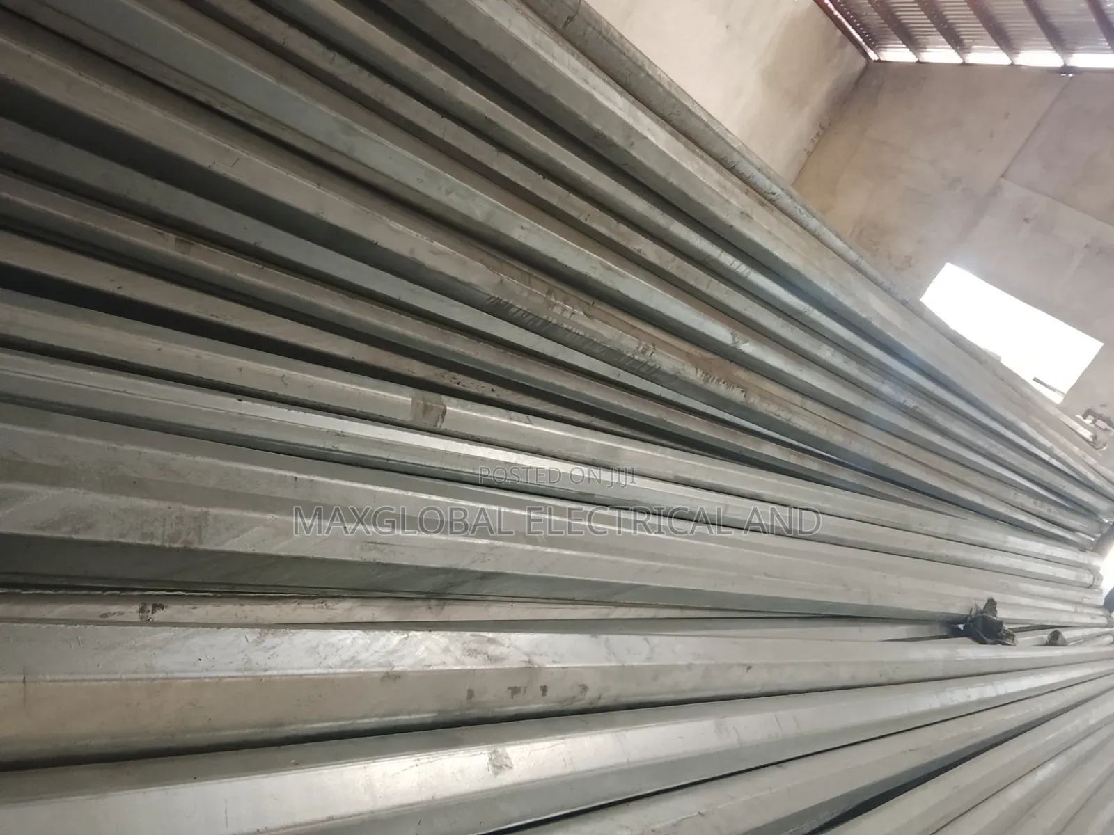 9 Meters Galvanize Street Light Pole.
