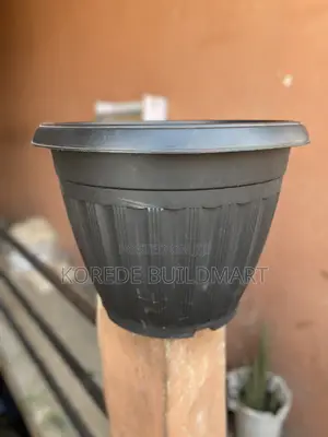 Extra Large Black Plastic Flower Pot