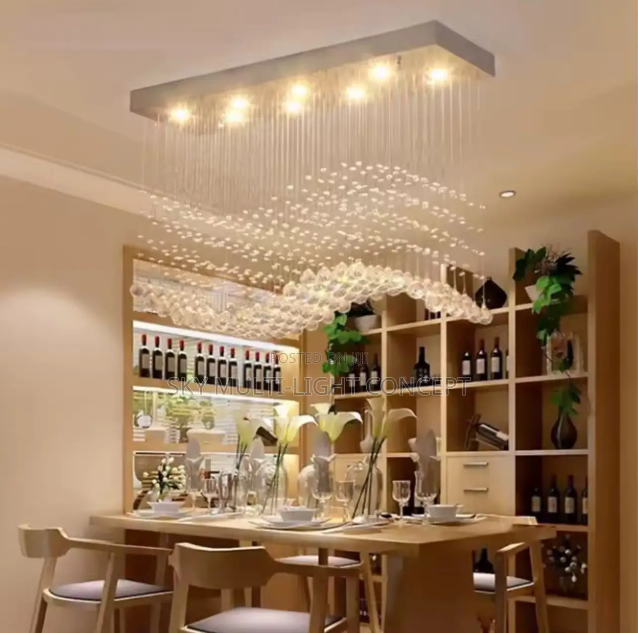 Postmodern Light Luxury Crystal Chandelier