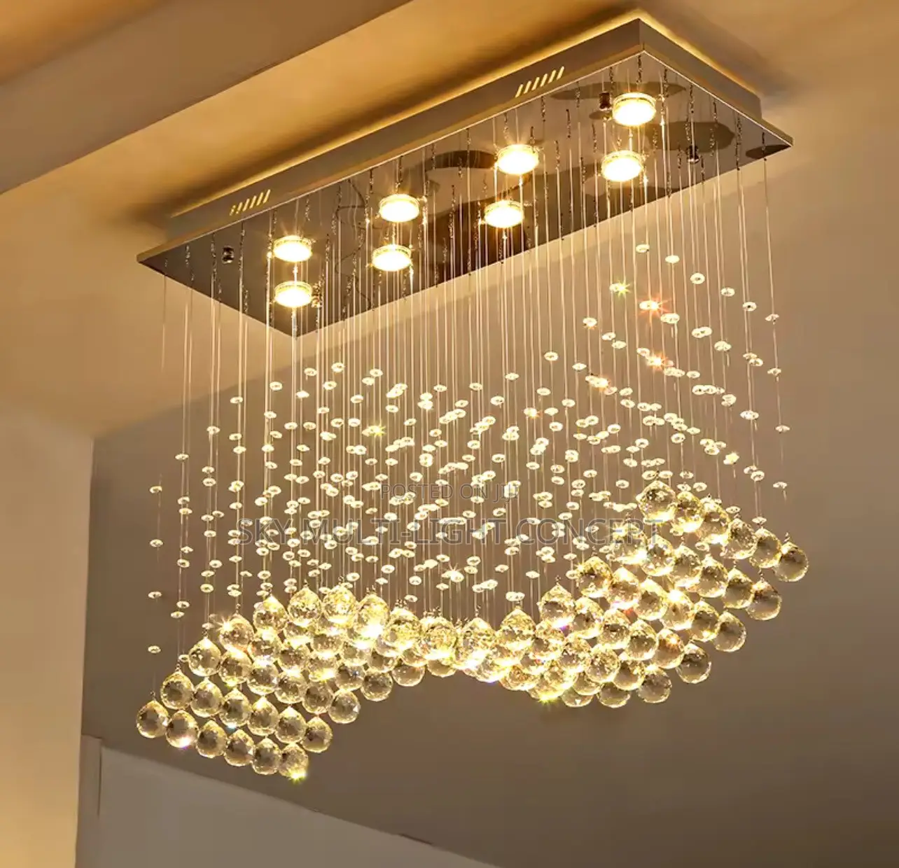 Postmodern Light Luxury Crystal Chandelier