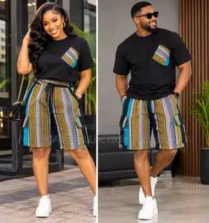 2pcs Unisex Cargo Shorts