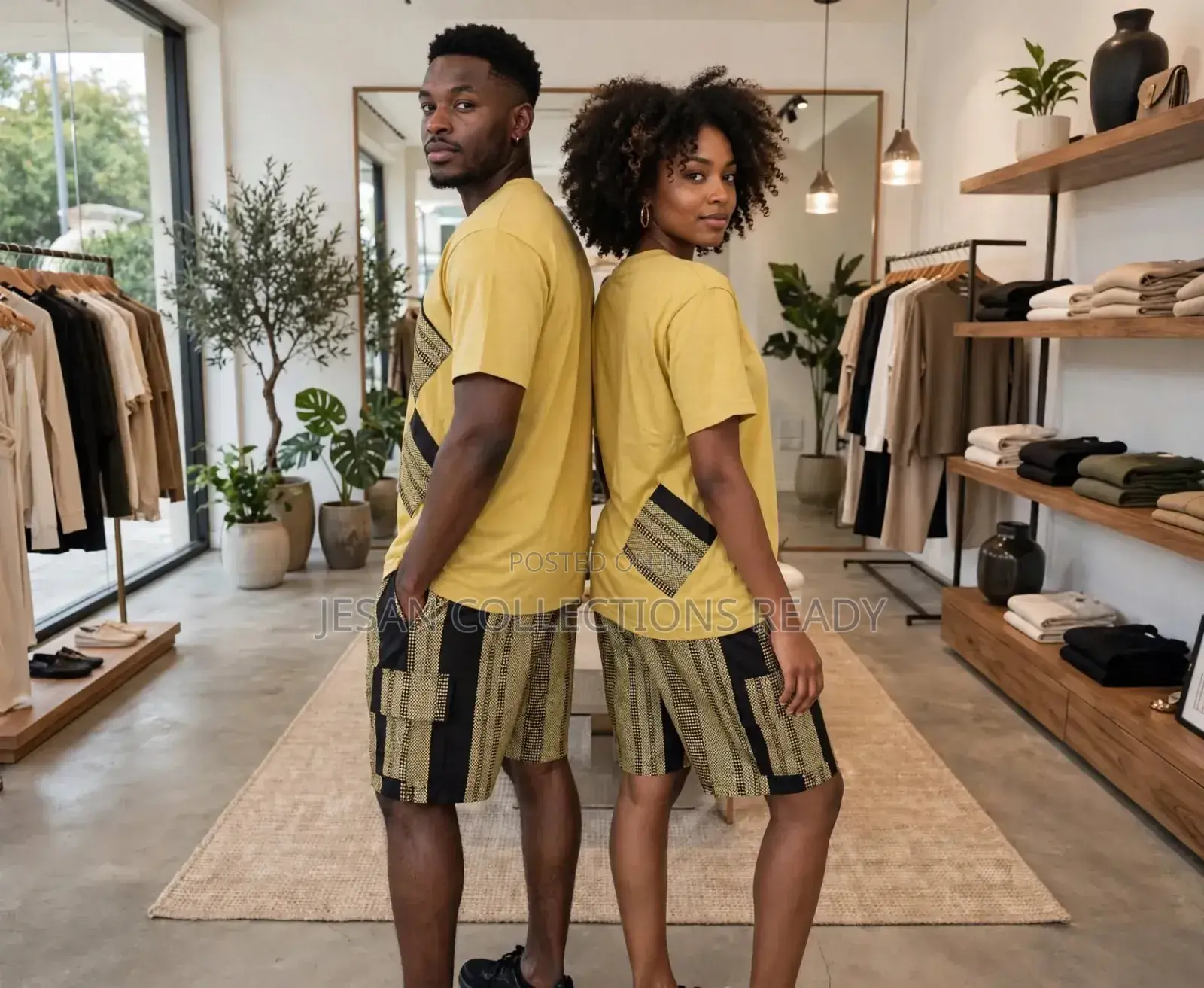 2pcs Unisex Cargo Shorts
