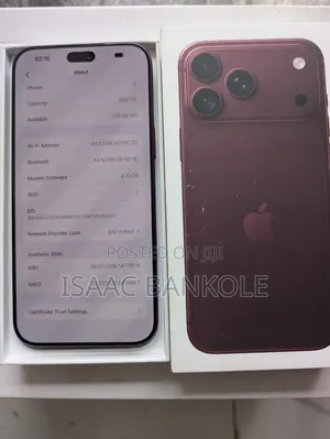 New Apple iPhone 18 Pro Max 256 GB Red