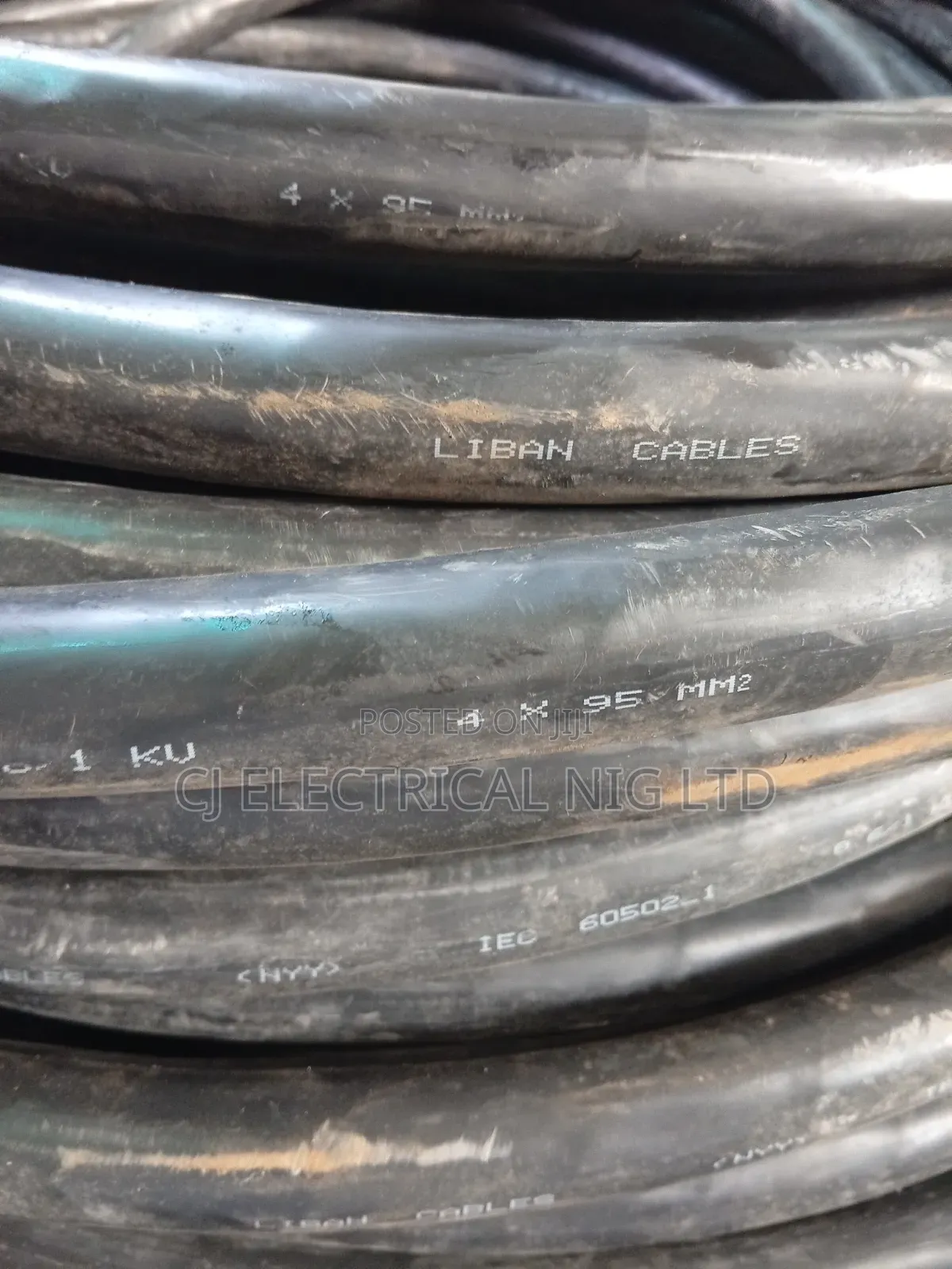 95mm 4core Non Armoured PVC Cable