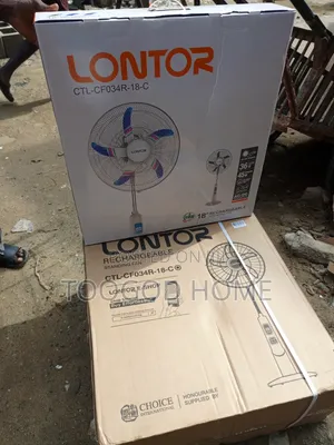 Original Lontor Rechargeable Fan With Led Light