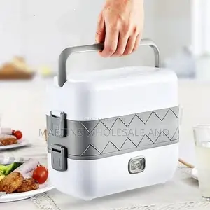 Multi-Functional Electric Self-Cooking and Heating Lunch Box.