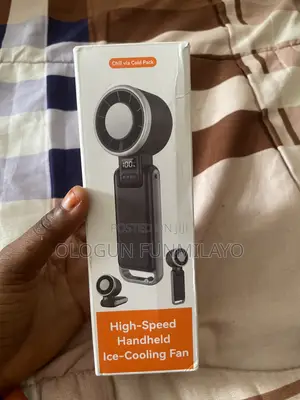 High-Speed Handheld Ice-Cooling Fan