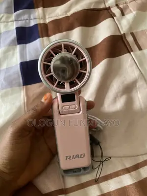 High-Speed Handheld Ice-Cooling Fan