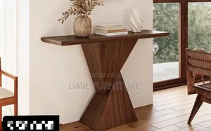Brown Wooden Console