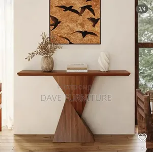 Brown Wooden Console