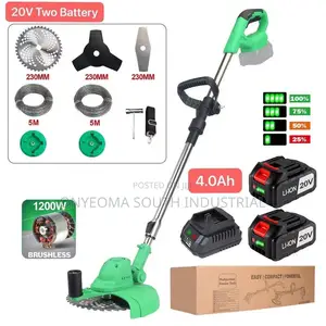 20V Cordless 3-in-1 Electric Grass Trimmer and Brush Cutter