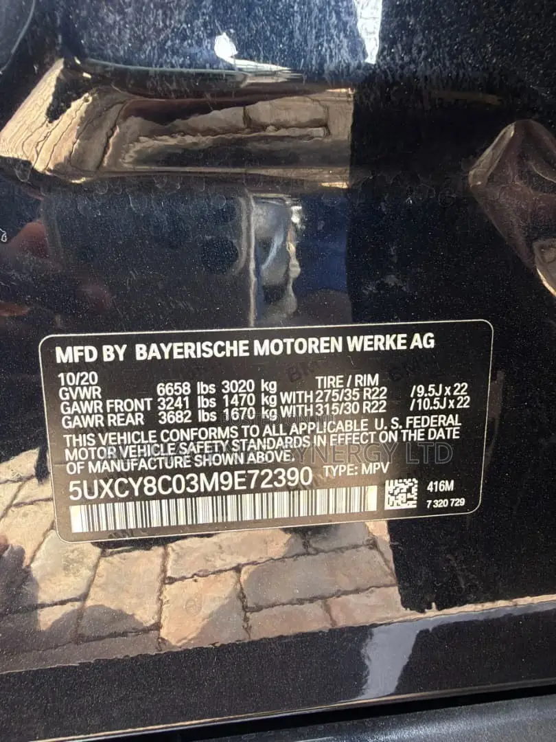 BMW X6 M50i 2021 Black