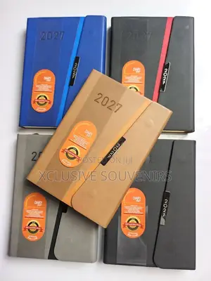 2027 High Quality A5 Notebook PU Leather Business Diary Journal