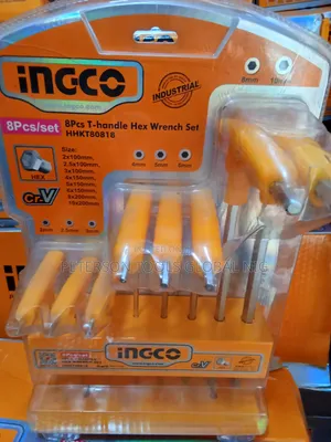 8pc T - Handle Hex Wrench Set