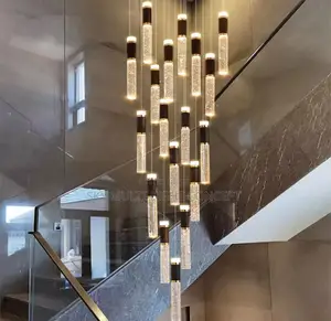 Modern Luxury Staircase Crystal Chandelier