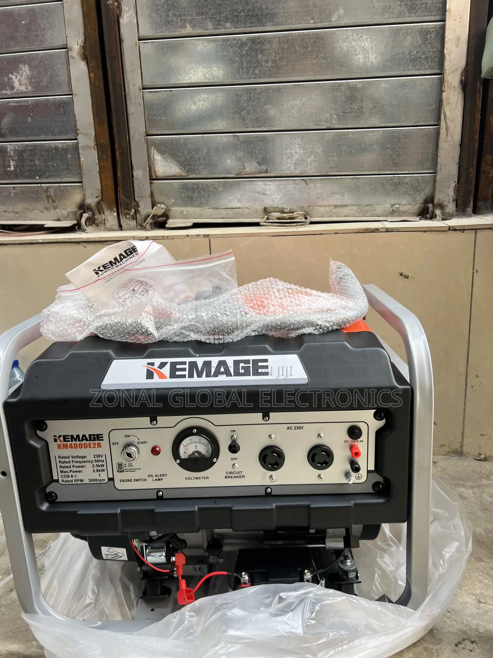 Kemage Petrol Generator 5.5kva Remote Control and Key Start