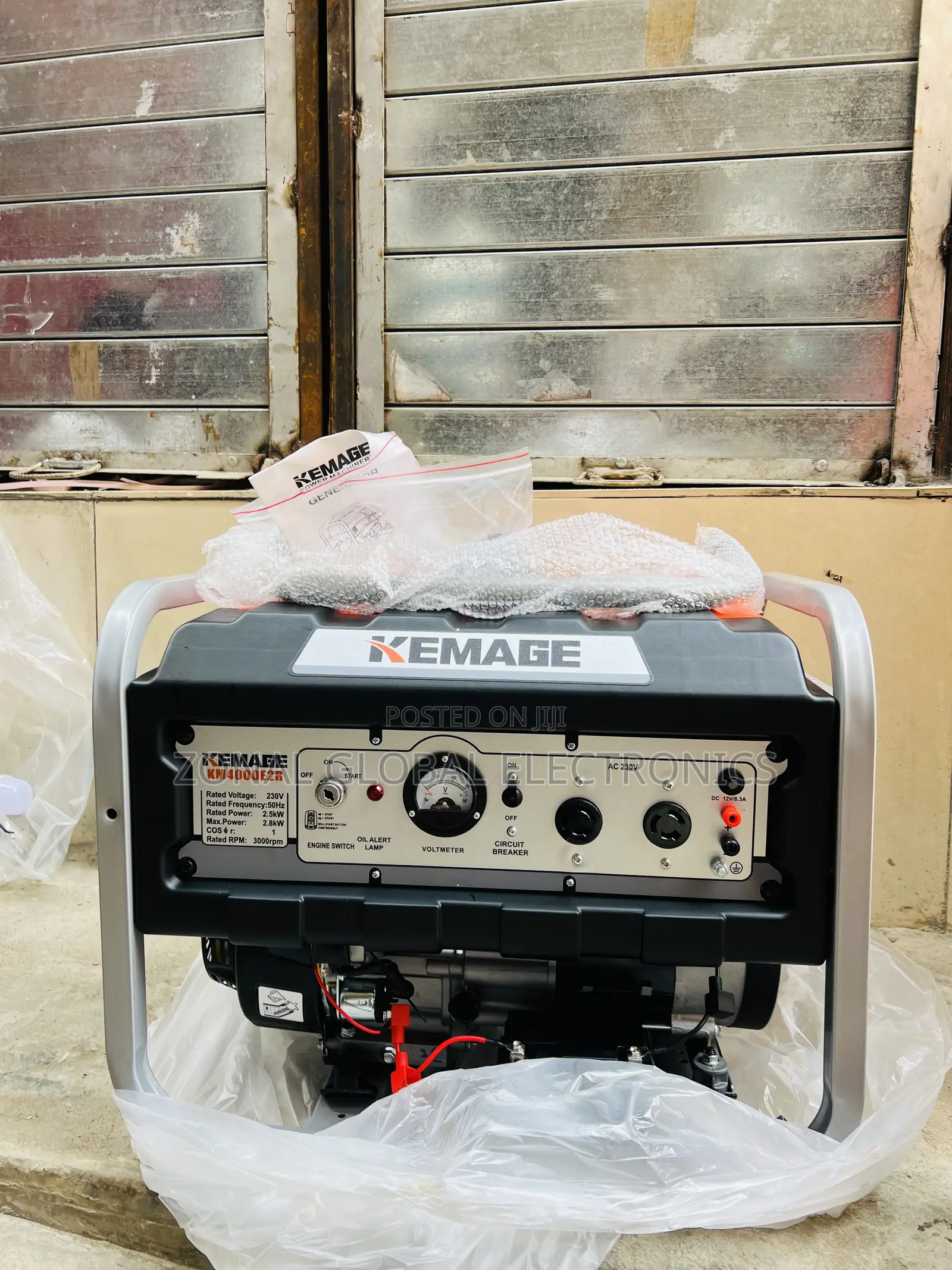 Kemage Petrol Generator 5.5kva Remote Control & Key Starter